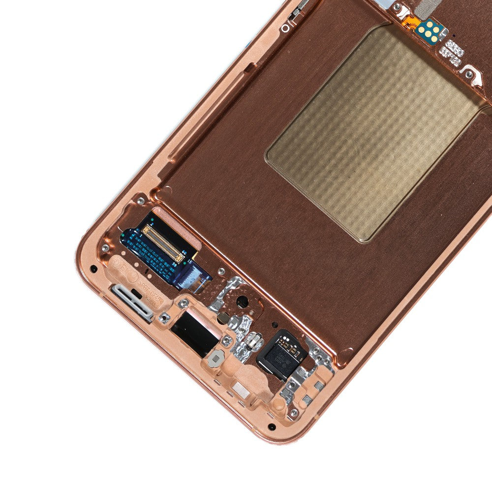 Samsung Galaxy S24 S921B OLED Screen Replacement Digitizer with Frame GH82-33287G (Gold)-Sandstone Orange Samsung Galaxy S24 S921B OLED Screen Replacement Digitizer with Frame GH82-33287G (Gold)-Sandstone Orange